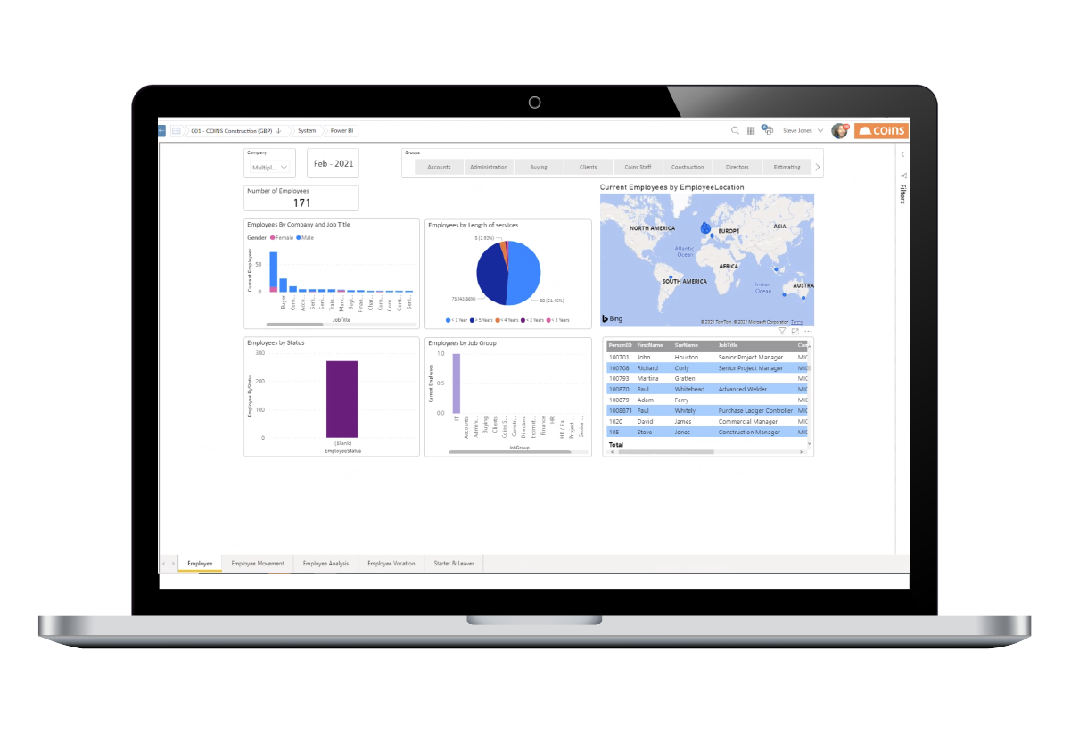 COINS construction software